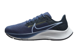 NNEKG Womens Air Zoom Pegasus 38 Running Shoes (Mystic Navy Light Marine Armory Navy Off White Citron Tint Size 7.5 US)
