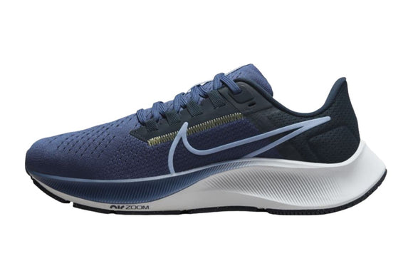 NNEKG Womens Air Zoom Pegasus 38 Running Shoes (Mystic Navy Light Marine Armory Navy Off White Citron Tint Size 7.5 US)