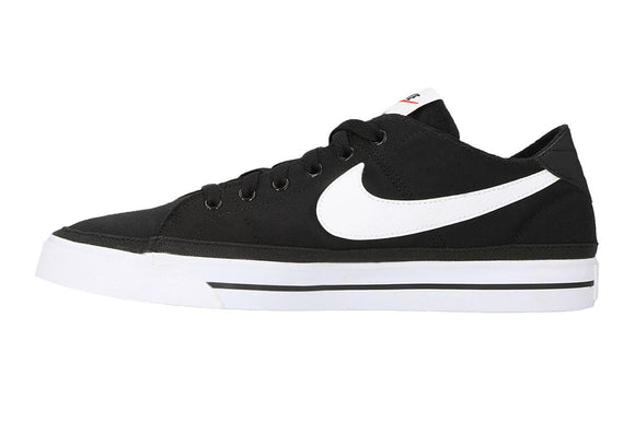 NNEKG Womens Court Legacy Canvas Casual Shoes (Black White Size 10 US)