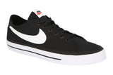 NNEKG Womens Court Legacy Canvas Casual Shoes (Black White Size 6 US)
