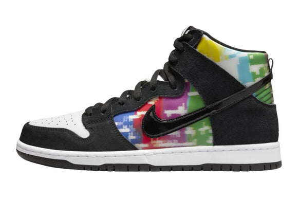 NNEKG Unisex SB Dunk High Sneakers (Pro White Black Infrared Size 7 US)