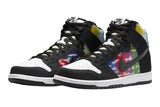 NNEKG Unisex SB Dunk High Sneakers (Pro White Black Infrared Size 7.5 US)