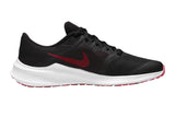NNEKG Boys Downshifter 11 Grade School Running Shoes (Black University Red Dark Smoke Grey White Size 7Y US)