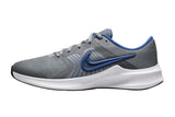 NNEKG Boys Downshifter 11 Grade School Running Shoes (Smoke Grey Game Royal Size 6Y US)