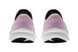 NNEKG Girls Downshifter 11 Grade School Running Shoes (Pink Foam Metallic Silver Black White Size 6Y US)