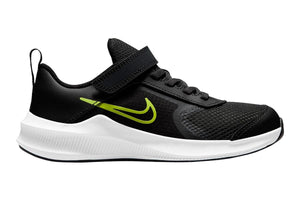 NNEKG Boys Downshifter 11 Pre School Velcro Running Shoes (Dark Smoke Grey Vo Light Black White Size 13C US)
