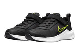 NNEKG Boys Downshifter 11 Pre School Velcro Running Shoes (Dark Smoke Grey Vo Light Black White Size 1Y US)