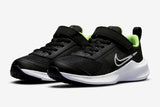 NNEKG Boys Downshifter 11 PSV Running Shoes (Black Green Strike Chrome Size 13C US)