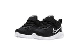 NNEKG Boys Downshifter 11 Toddler Velcro Running Shoes (Black White Size 10C US)