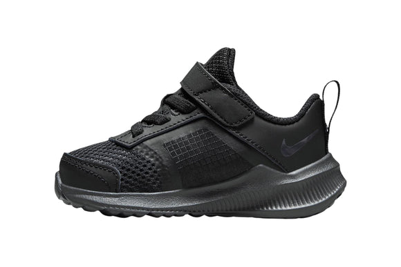 NNEKG Boys Downshifter 11 Toddler Velcro Running Shoes (Black Dark Smoke Grey Size 5C US)