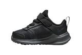 NNEKG Boys Downshifter 11 Toddler Velcro Running Shoes (Black Dark Smoke Grey Size 5C US)