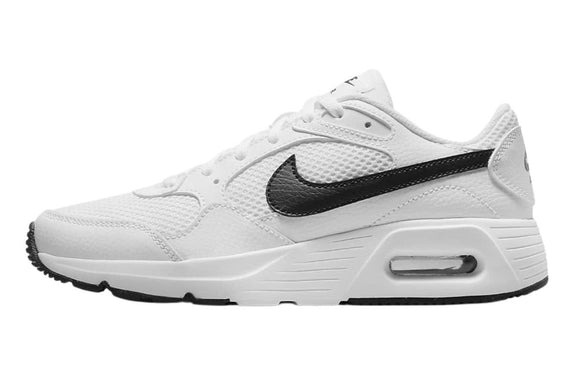 NNEKG Boys Air Max SC Grade School Running Shoes (White Black White Size 5Y US)
