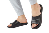 NNEKG Mens Victori One Shower Slides (Black White Black Size 9 US)