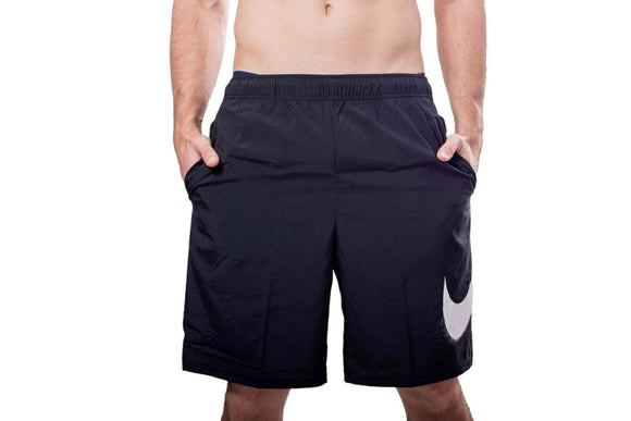 NNEKG Mens Swoosh Flex Woven 3.0 Shorts (Black White Size XL)