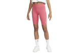 NNEKG Womens Sportswear Essential Mid Rise Bike Shorts (Archaeo Pink White Size XL)