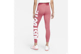NNEKG Womens Sportswear Essential GX Just Do It High Rise Leggings (Archaeo Pink White Size XL)