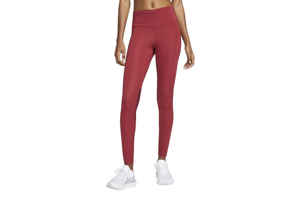 NNEKG Womens Dri FIT Fast Tights (Pomegranate Dark Beetroot Reflective Silver Size M)