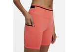 NNEKG Womens Epic Luxe Tight Train Shorts (Magic Ember Black Reflective Silver Size L)