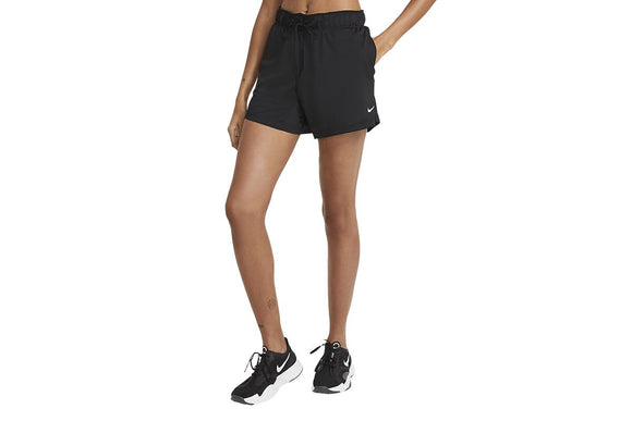 NNEKG Womens Dri FIT Attack Shorts (Black Black White Size M)