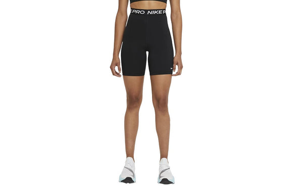 NNEKG Womens Pro 365 7 High Rise Shorts (Black White Size L)