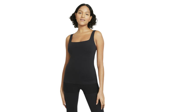 NNEKG Womens The Yoga Luxe Tank (Black Dark Smoke Grey Size XL)