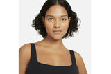 NNEKG Womens The Yoga Luxe Tank (Black Dark Smoke Grey Size XL)