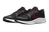 NNEKG Mens Quest 4 Running Shoes (Black White Size 8.5 US)