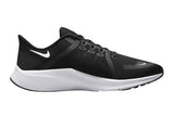 NNEKG Mens Quest 4 Running Shoes (Black White Dark Smoke Grey Size 9.5 US)