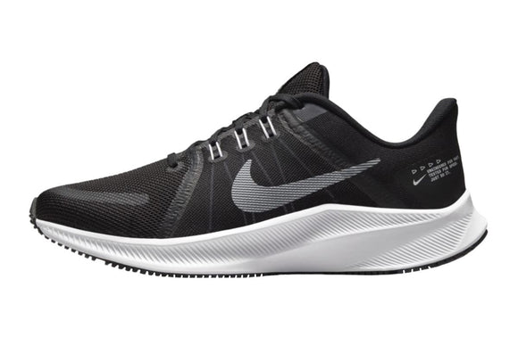 NNEKG Womens Quest 4 Running Shoes (Black White Dark Smoke Grey Size 7 US)
