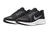 NNEKG Womens Quest 4 Running Shoes (Black White Dark Smoke Grey Size 11 US)