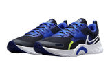 NNEKG Mens ReRetaliation 3 Running Shoes (Dark Obsidian White Deep Royal Blue Racer Blue Volt Size 9 US)