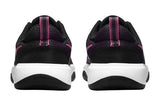 NNEKG Womens City Rep TR Training Shoes (Black Hyper Pink Cave Purple Lilac White Size 10 US)