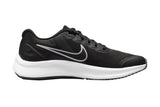 NNEKG Boys Star Runner 3 Grade School Running Shoes (Black Dark Smoke Grey Dark Smoke Grey White Size 5Y US)