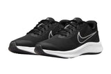 NNEKG Boys Star Runner 3 Grade School Running Shoes (Black Dark Smoke Grey Dark Smoke Grey White Size 5Y US)