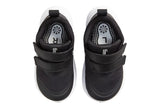 NNEKG Boys Star Runner 3 Toddler Velcro Running Shoes (Black Dark Smoke Grey Dark Smoke Grey White Size 6C US)