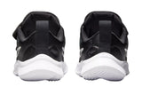 NNEKG Boys Star Runner 3 Toddler Velcro Running Shoes (Black Dark Smoke Grey Dark Smoke Grey White Size 5C US)