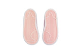NNEKG Toddler Girls Court Legacy BTV Velcro Shoes (White Pink Foam Size 5 US)