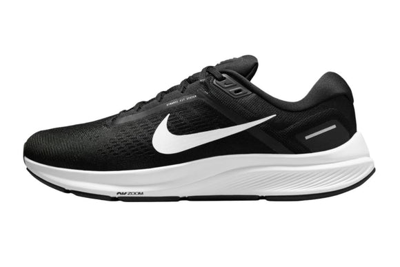 NNEKG Mens Air Zoom Structure 24 Running Shoes (Black White Size 9 US)