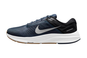 NNEKG Mens Air Zoom Structure 24 Running Shoes (Thunder Blue Wolf Grey Black Dark Obsidian White Gum Light Brown Size 10 US)