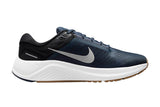 NNEKG Mens Air Zoom Structure 24 Running Shoes (Thunder Blue Wolf Grey Black Dark Obsidian White Gum Light Brown Size 9.5 US)