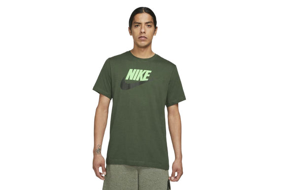 NNEKG Mens Sportswear Alternate Brand Mark Tee (Carbon Green Black Size XL)