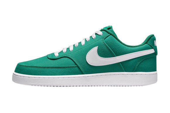 NNEKG Mens Court Vision Low Canvas Casual Shoes (Green Noise White Size 12 US)