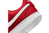 NNEKG Mens Court Vision Low Canvas Casual Shoes (University Red White Size 11 US)