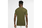 NNEKG Mens Sportswear Just Do It Icon Tee (Rough Green Total Orange Size 2XL)
