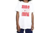 NNEKG Girls Sportswear Stack Tee (White Sunset Pulse Size S)