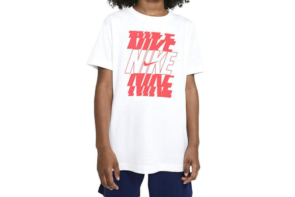 NNEKG Girls Sportswear Stack Tee (White Sunset Pulse Size L)