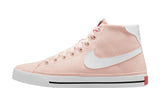 NNEKG Womens Court Legacy Canvas Mid Casual Shoes (Pale Coral White Team Orange Black White Size 10 US)