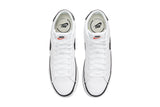 NNEKG Mens Court Legacy Canvas Mid Casual Shoes (White Black Team Orange Size 11 US)