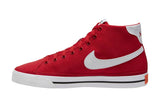 NNEKG Mens Court Legacy Canvas Mid Casual Shoes (University Red White Black Size 10 US)