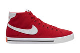 NNEKG Mens Court Legacy Canvas Mid Casual Shoes (University Red White Black Size 13 US)
